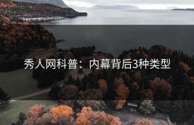 秀人网科普：内幕背后3种类型